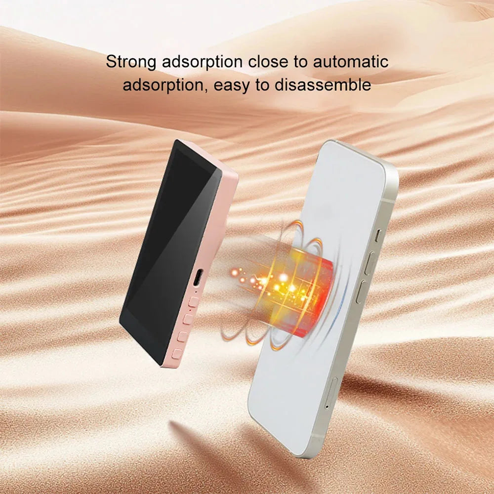 Support magnétique pour téléphone, moniteur pour vlog, selfie, écran, clip de fixation, caméra arrière, pour selfie, vlog, diffusion en direct, TK